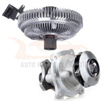 Water Pump & Electric Fan Clutch Set for Chevy GMC Buick SUV (4.2L, 5.3L, 6.0L)