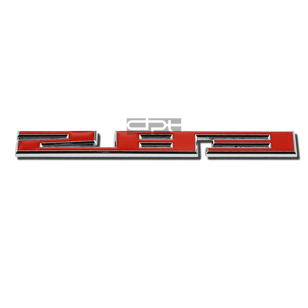 Chrome/Red Bumper Emblem Badge for SBC 283 (1960–1966)