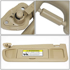 Left Driver Sun Visor for Honda Civic (2006–2011) Beige OE Style
