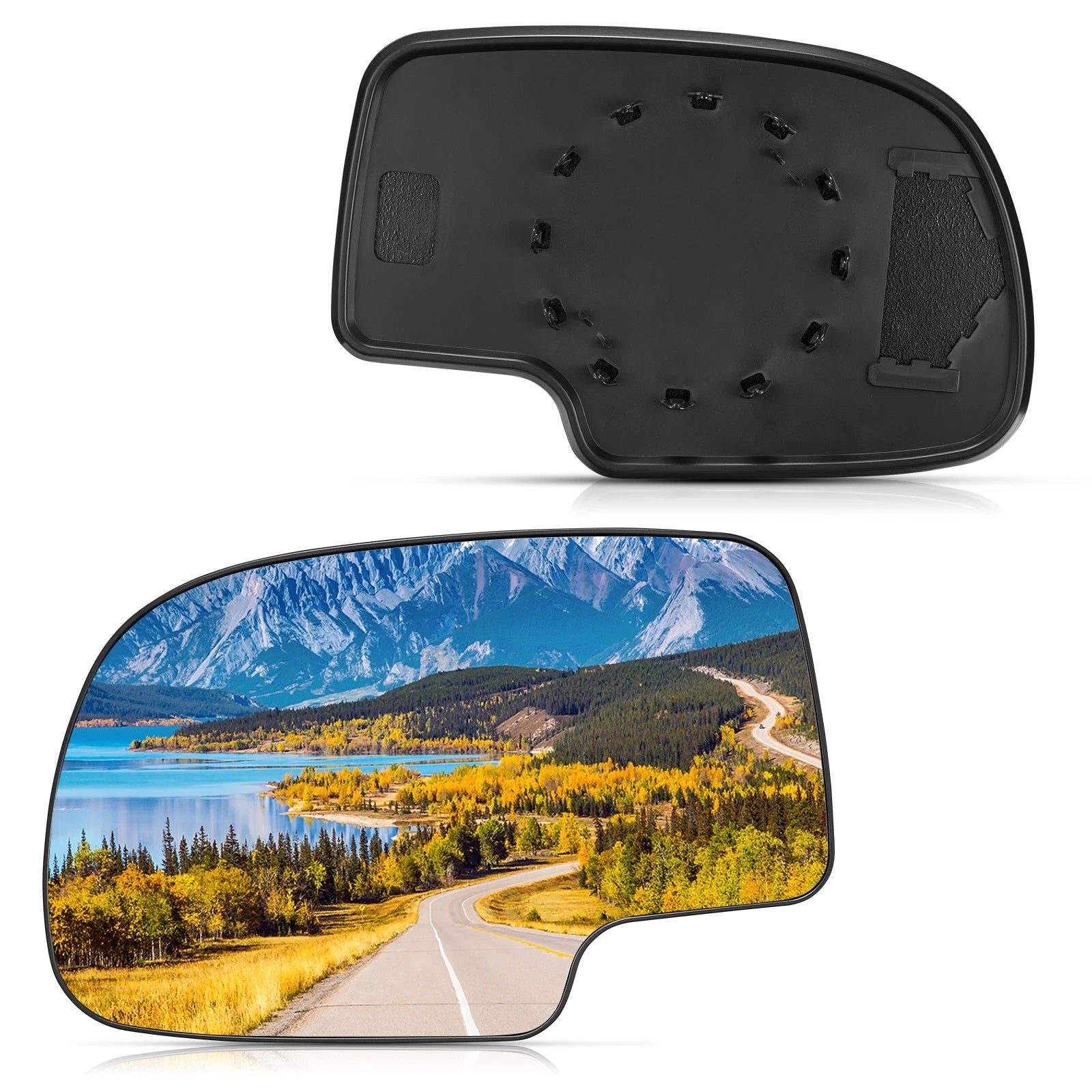 Left Heated Mirror Glass for Chevy Avalanche (2002–2006) Cadillac Escalade ESV (2003–2006)