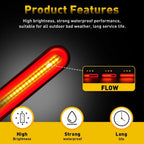 Sequential LED Third Brake Light Bar for Truck Trailer