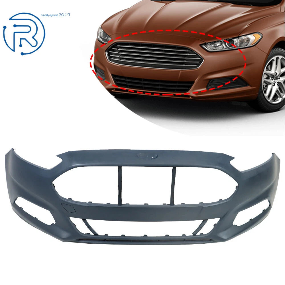 Primered Front Upper Bumper Cover for Ford Fusion (2013–2016)