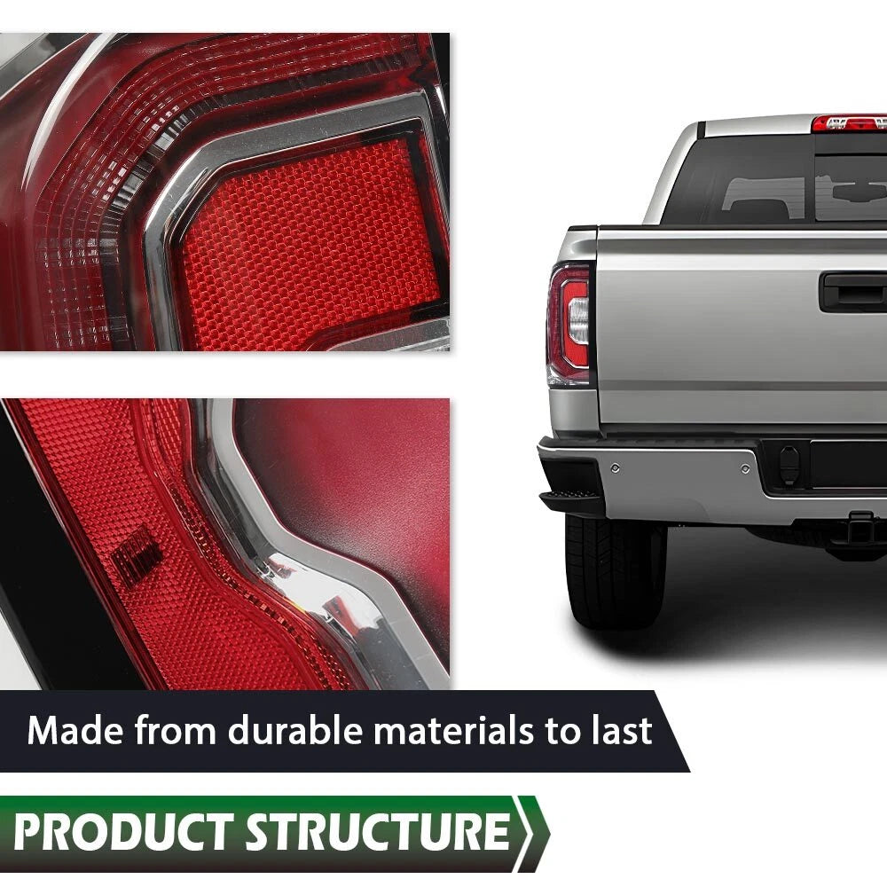 LED Tail Light for GMC Sierra 1500 (2016–2018) Driver Side