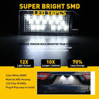 2X LED License Plate Light for Fiat 500 (2013–2019)