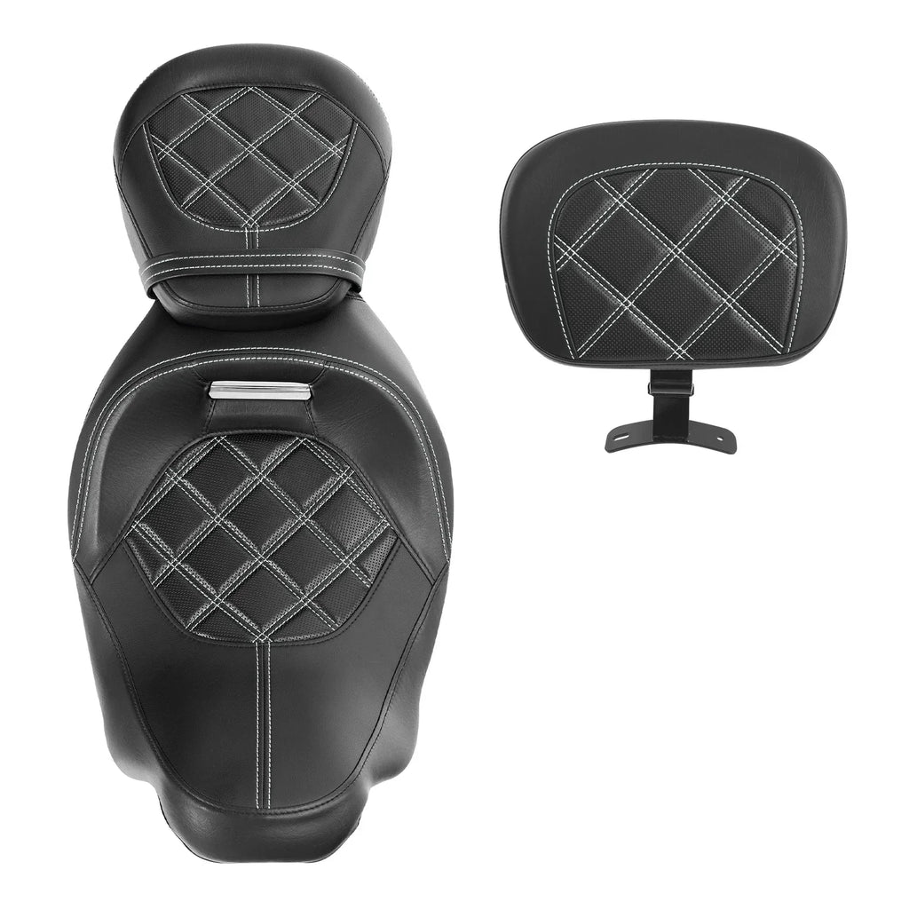 Low-Profile Driver Seats Backrest for Harley Touring (2009-2023)