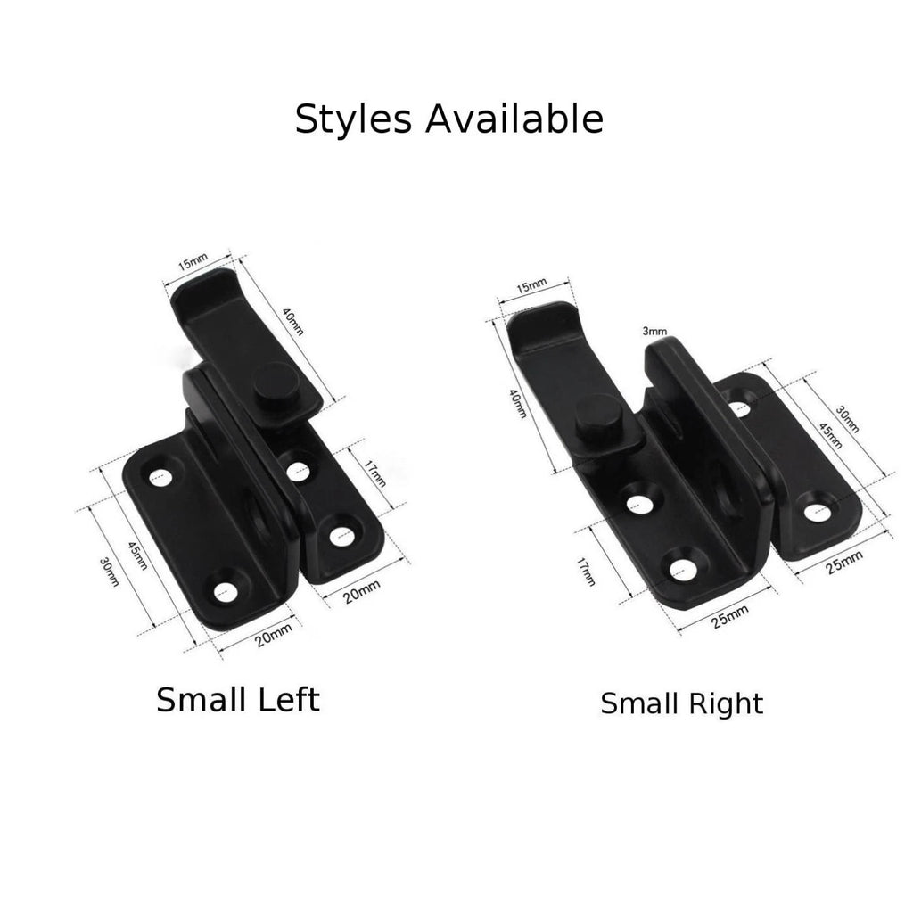 Stainless Steel Punching Wardrobe Door Bolt Latch Drawer Lock
