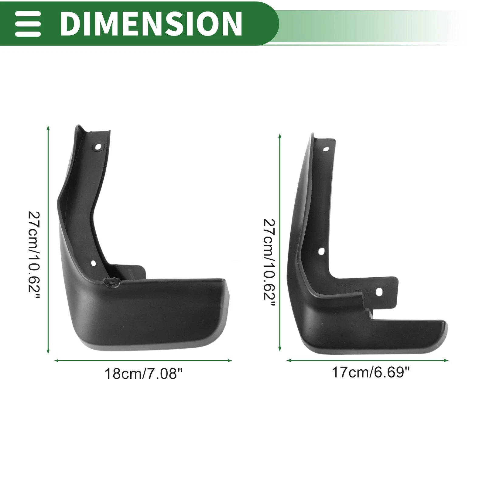 Mud Flaps Splash Guards Set of 4 for Honda Odyssey (2022–2024)