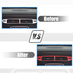 Red Center Air Conditioner Outlet Vent Trim Cover for Chevrolet Camaro (2010–2015)