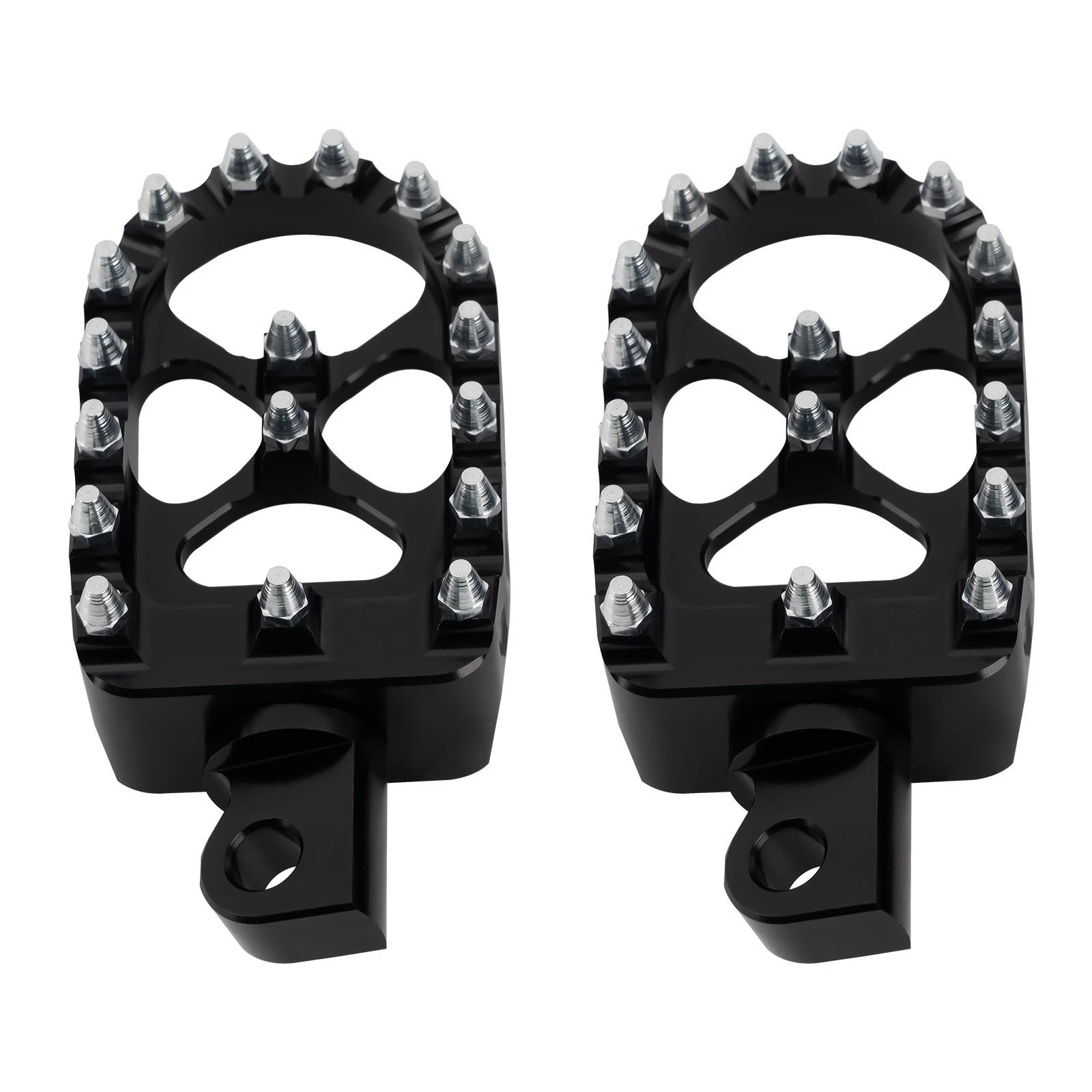 CNC Wide Foot Pegs for Harley Iron 883 2009–2017 (Rotating MX Chopper Bobber)
