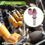 Fuel Injector No. 23209-31070 for Lexus GS350 (2007–2011) 1 Pcs Pink Gray