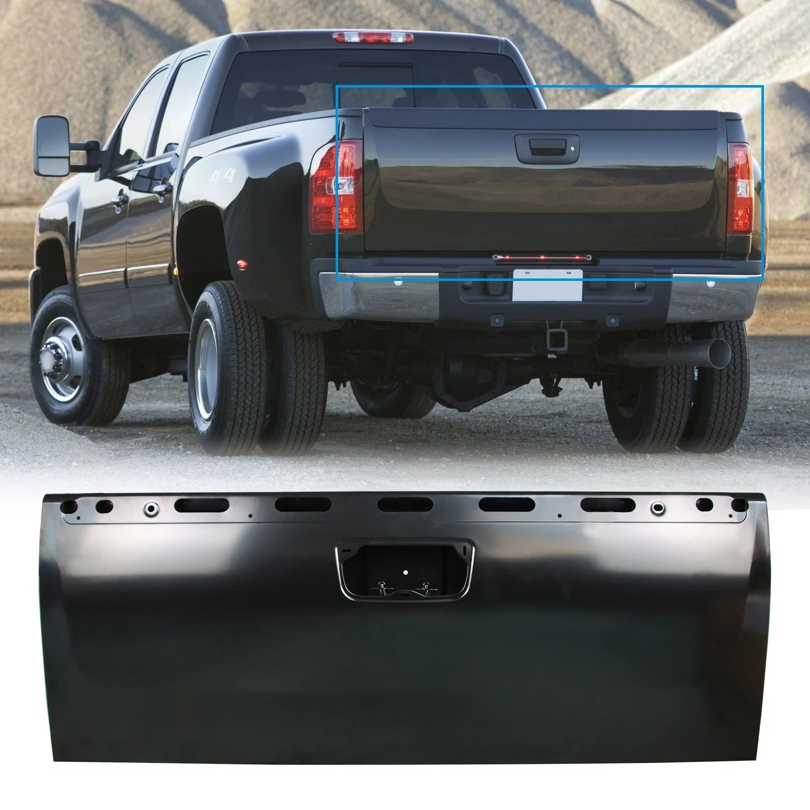 Tailgate for Silverado Sierra 1500 2500HD 3500HD (2007–2014)
