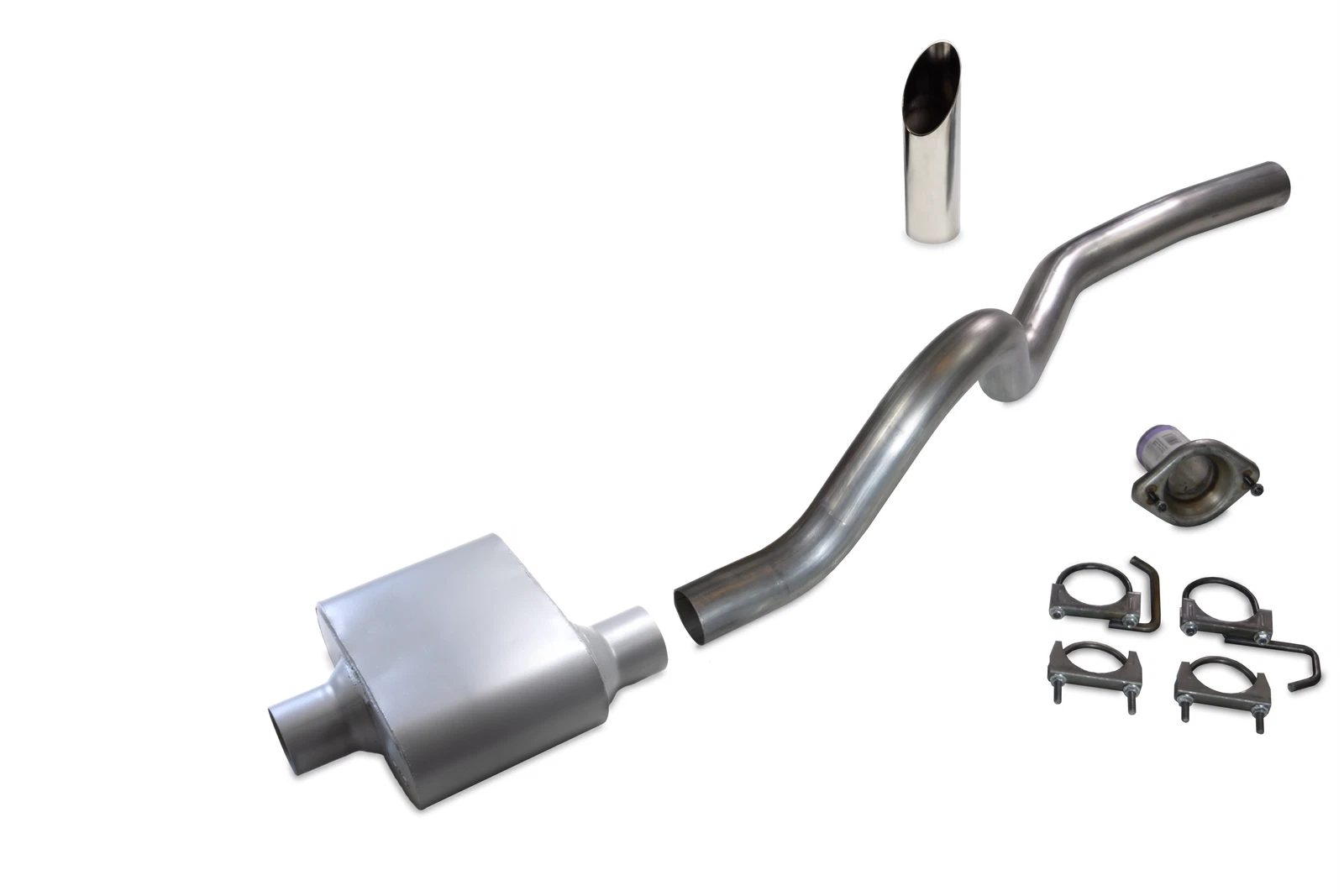 2.5" Aluminized Exhaust Kit for Jeep Wrangler TJ (1997–2000)
