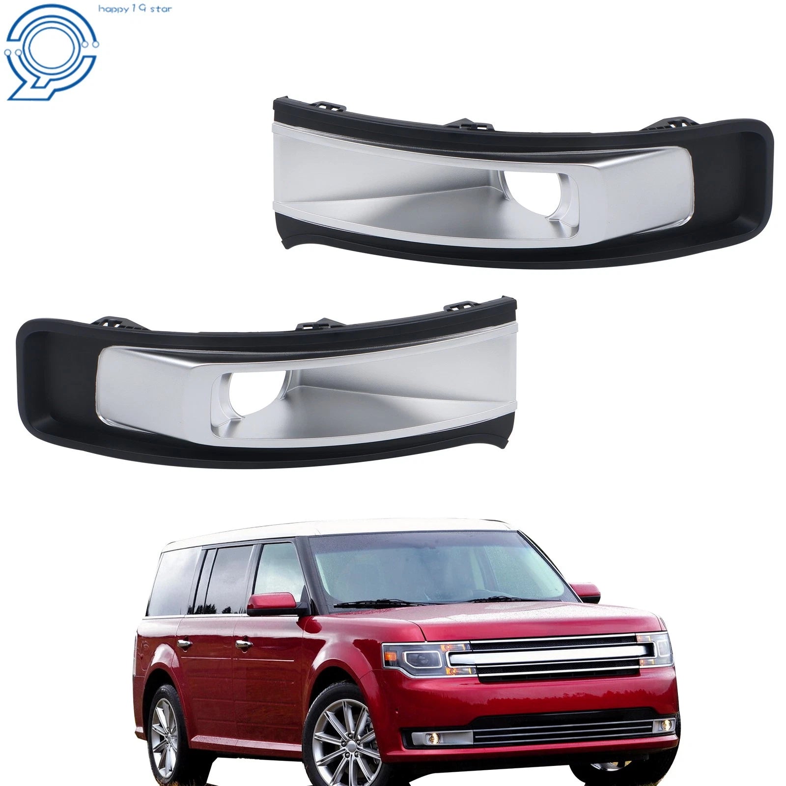 Fog Light Lamp Cover Bezel for Ford Flex (2013–2019)