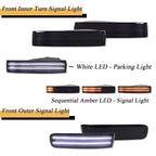 Smoke Turn Signal Light Set for Honda Prelude (1992–1996)