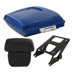 Trunk Pad Mount Rack for Harley Street Glide (2014–2023) Electric Blue