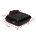 5.5" Razor Pack Trunk Backrest for Harley Touring Road King Electra Glide (2014–2026)