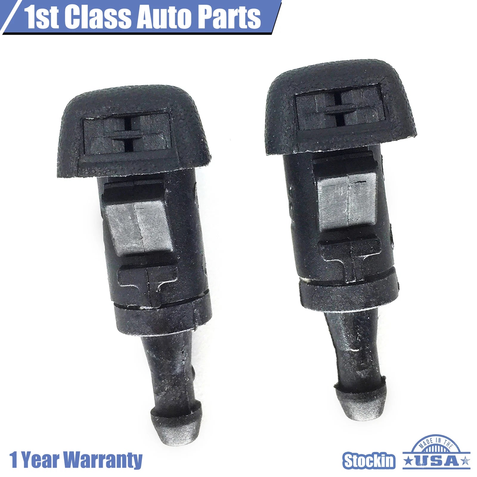 Set of 2 Windshield Washer Nozzles for Dodge Ram, Charger, Magnum