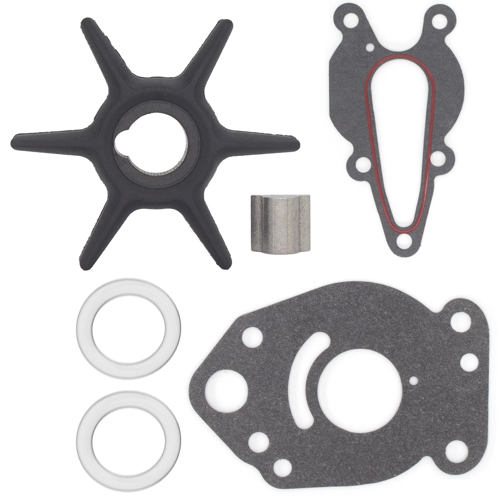 Water Pump Impeller Service Kit for Mercury Force 6-15 HP Outboard (42038)