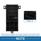 Passenger Side Power Window Switch for Honda Fit HR-V (2015–2020) No. 35760T4NH01