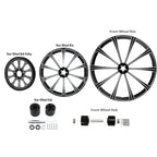 32" Front 18" Rear Wheel Rim Dual Hub Pulley for Harley Street Glide (2009–2023)