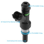 Fuel Injector 16600-ED000 for Nissan Versa Micra Tiida Qashqai (2007–2013)