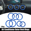 7 Pcs Air Conditioning Outer Vent Rings Covers for Mercedes Benz A-Class (2013–2020)
