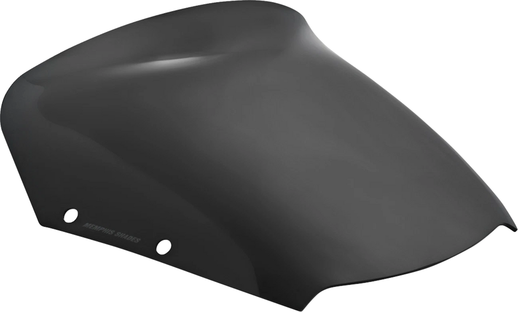6" Spoiler Windshield for Harley FLHX (2014–2023) - Dark Black Smoke MEP89010