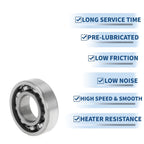 6002 Deep Groove Ball Bearing for Scooter Skateboard Wheel (P0 15x32x9mm)