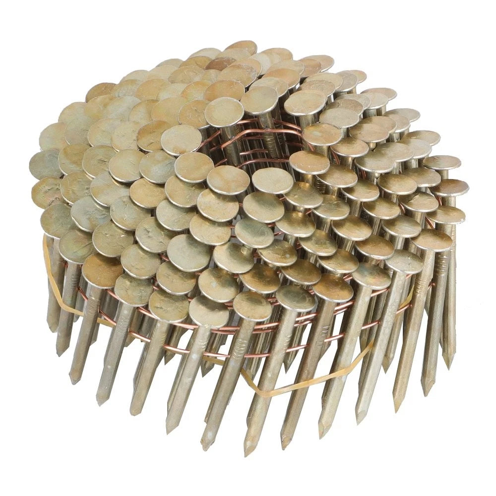 Set of 7200 Galvanized Roofing Nails 1-3/4" × 0.12" 15 Degree