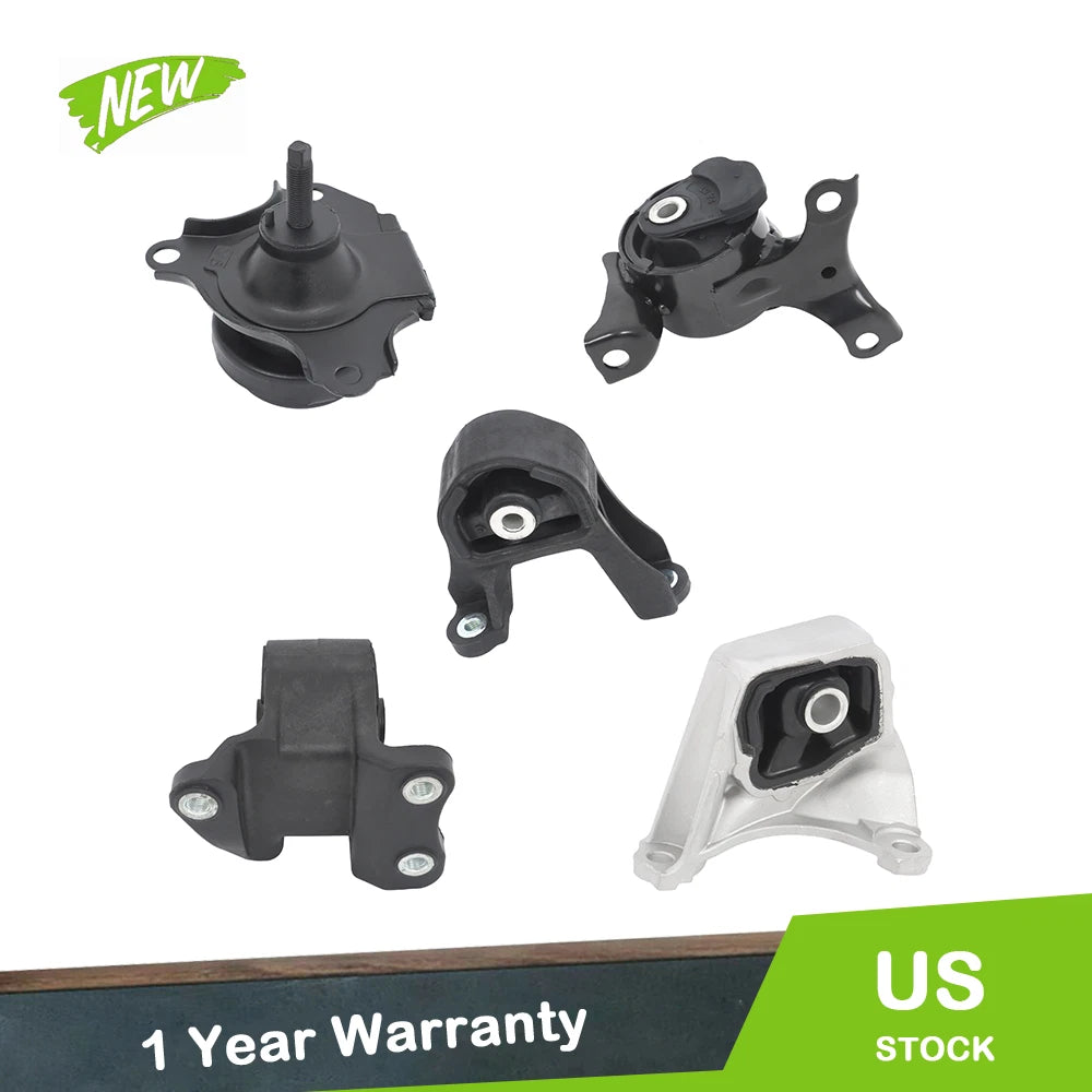 Set of 5 Engine Motor & Transmission Mounts for Honda Element (2003–2010)