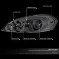 Smoked Lens Headlights for Chevy Impala Limited Monte Carlo (2006–2016)