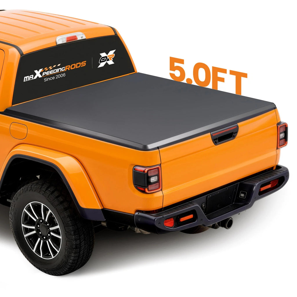 5ft Soft Vinyl Tonneau Cover for Jeep Gladiator (2020–2026) Tri-Fold UV