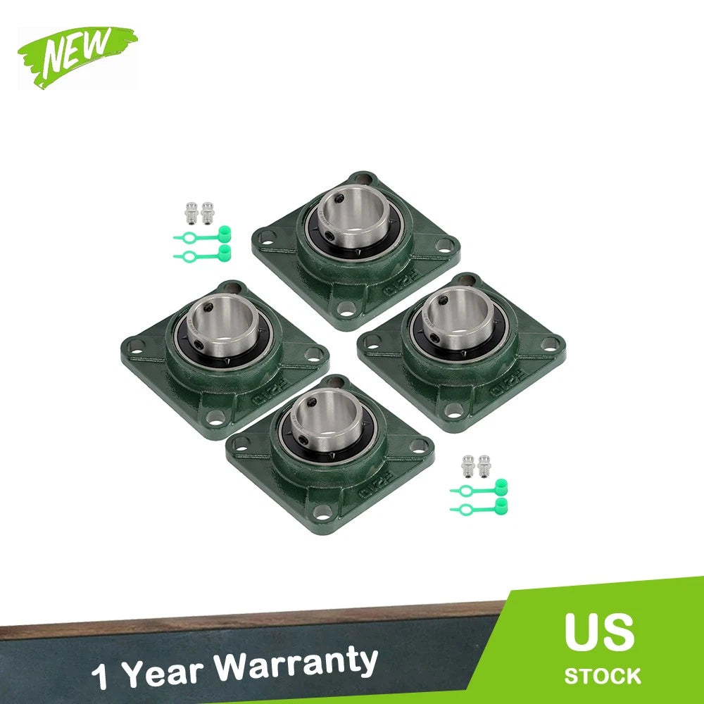 Set of 4 Pillow Block Bearings for UCF210-32 (2" Bore)