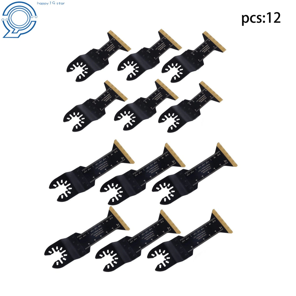 12X Titanium Oscillating Saw Blades for Universal Use (Metal Cutting)