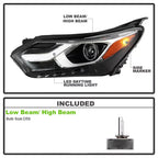 Headlight for Chevy Equinox (2018–2020) HID/Xenon LED DRL Left Driver Side