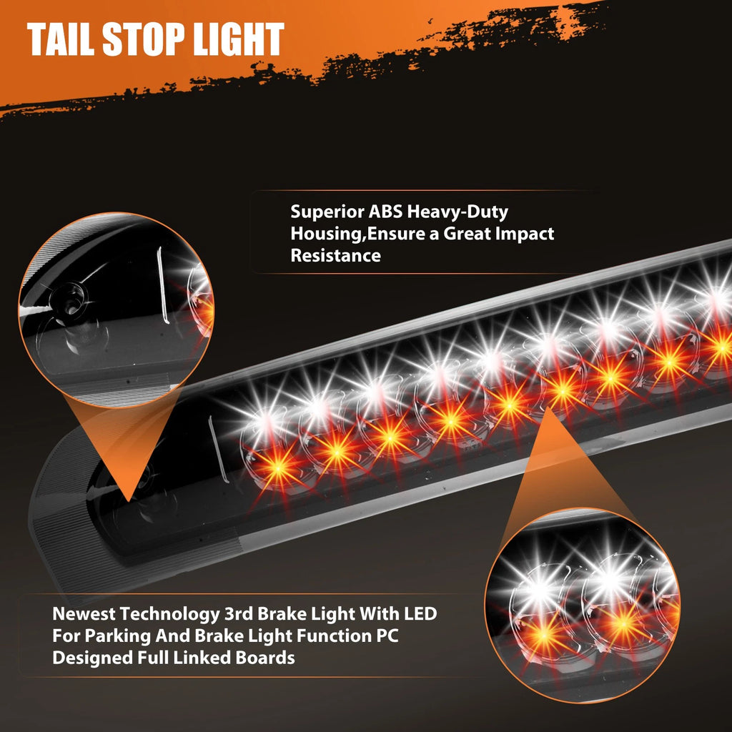 LED 3rd Brake Light for Dodge Ram 1500/2500/3500 (2002–2009) Smoke Lens