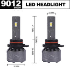 Set of 2 LED Headlight Bulbs for  (9012)