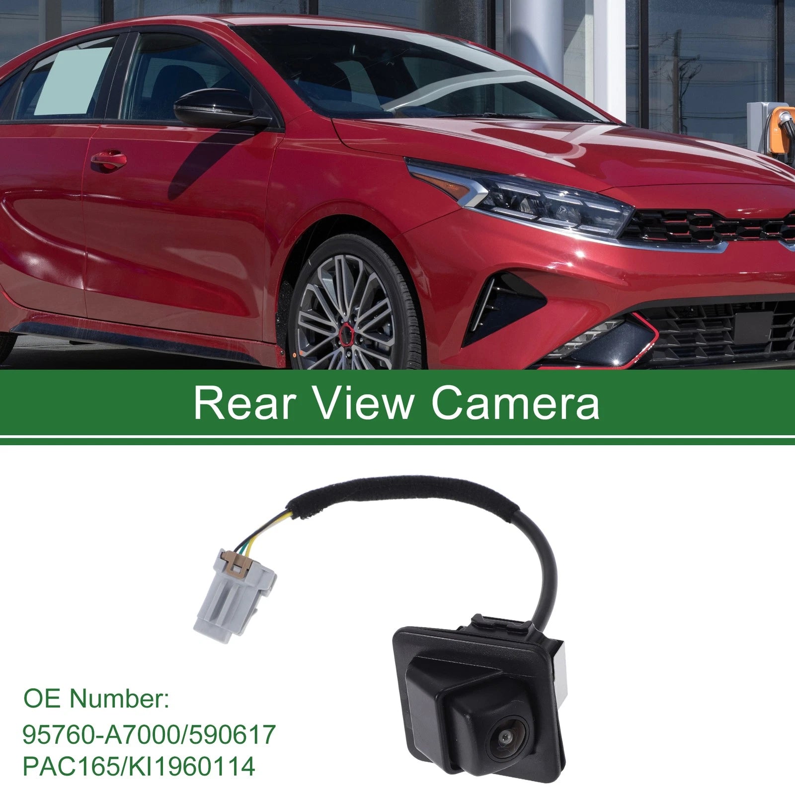 Rear View Camera for Kia Forte Sedan (2010–2018) 120-180 Degree