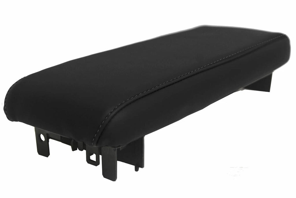 Console Lid Armrest Cover for Toyota Prius (2016–2020) Black PVC Leather