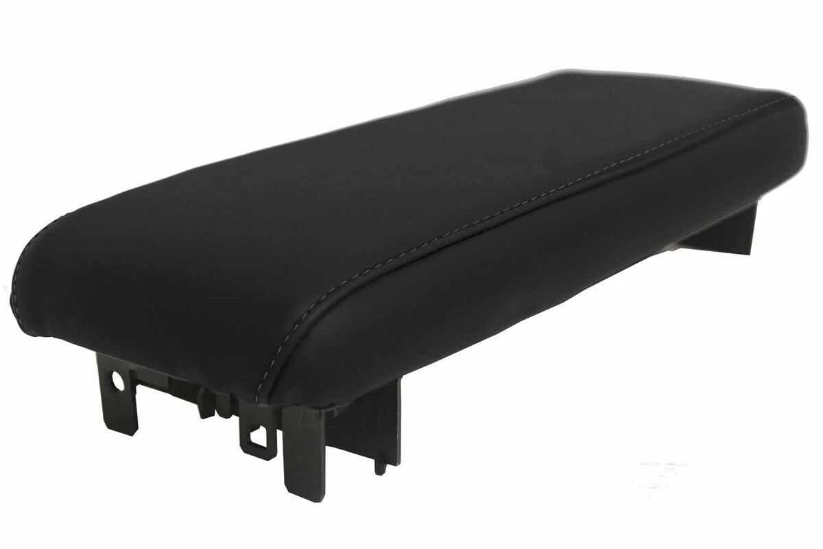 Console Lid Armrest Cover for Toyota Prius (2016–2020) Black PVC Leather