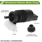 Windshield Washer Pump w/Grommet for Benz (A2468660000)