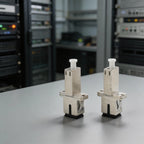 Set of 2 Fiber Optic Adapters for LC to SC Network CATV Systems
