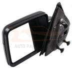 Set of 2 Power Heated Black Tow Mirrors for Ford F-150 (2004–2014)