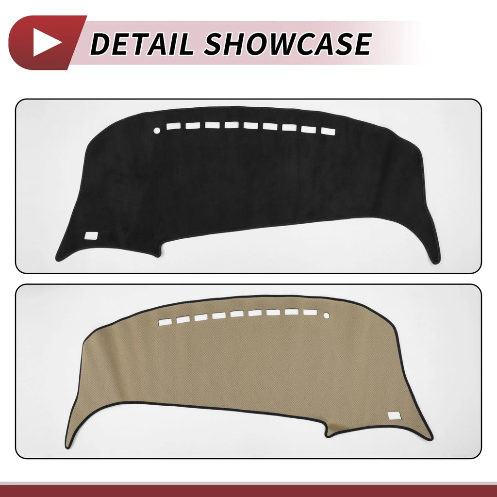 Dashboard Cover Mat for Toyota Estima 50 Series (2006–2019) Black