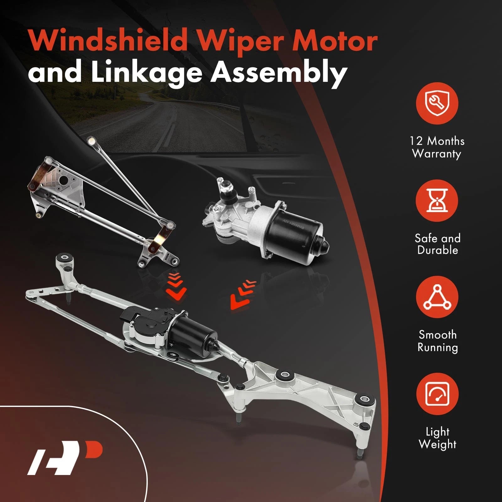 Front Wiper Motor & Linkage Assembly for Mercedes-Benz GLE350 (2016–2020)