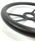 Steering Wheel Cover Carbon Fiber Wrap 14 Inch for Universal Fit SUV Sedan (—)