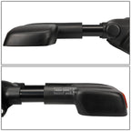 Pair of Towing Mirrors for Silverado/Sierra (2007–2013) - Black, LED Signal