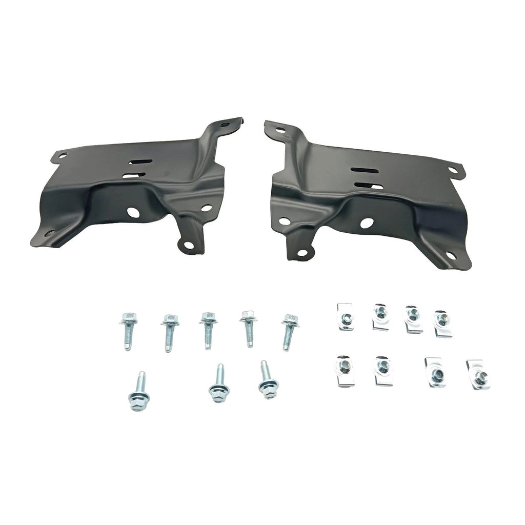 Set of 2 Front Bumper Outer Brackets for Chevy Silverado 2500HD 3500HD (2007–2010)