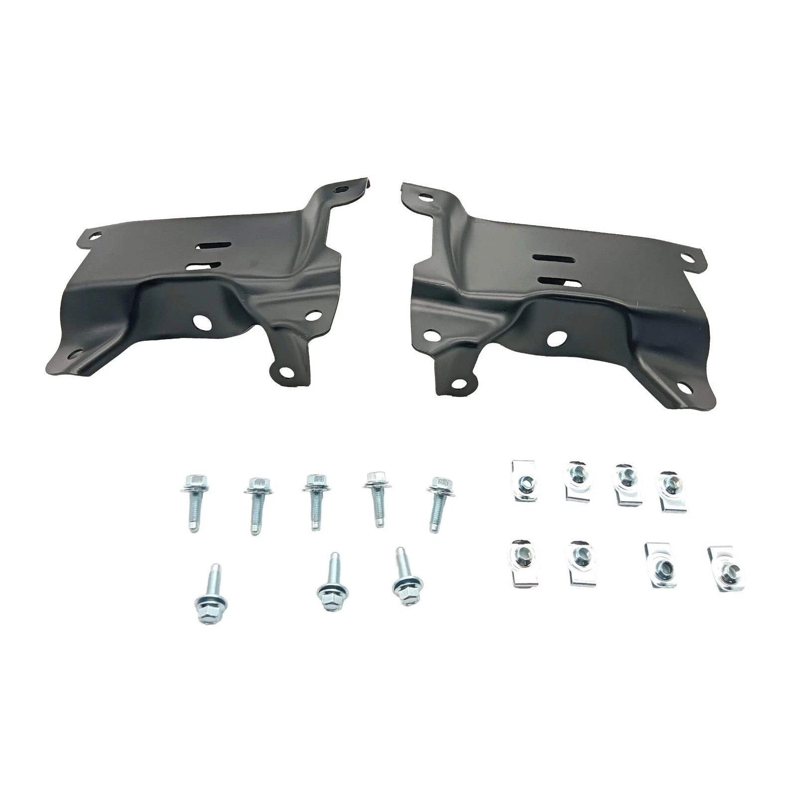 Set of 2 Front Bumper Outer Brackets for Chevy Silverado 2500HD 3500HD (2007–2010)