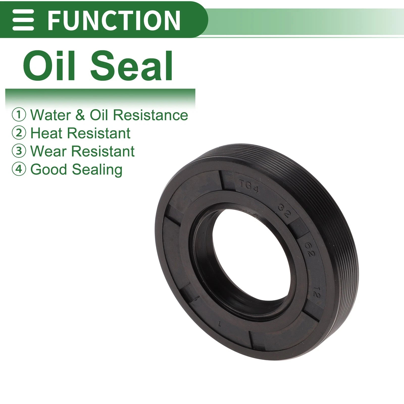 Set of 5 Oil Seals NBR Rubber 32x62x12mm for Automotive Applications